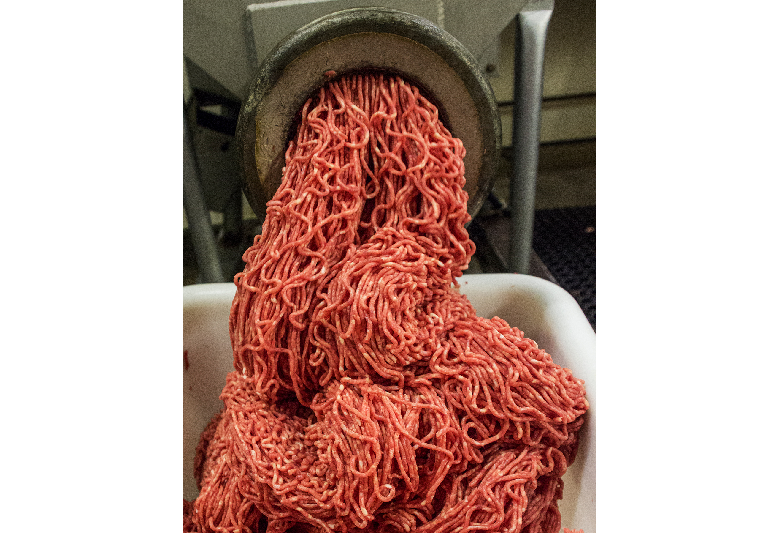 Ground beef close-up